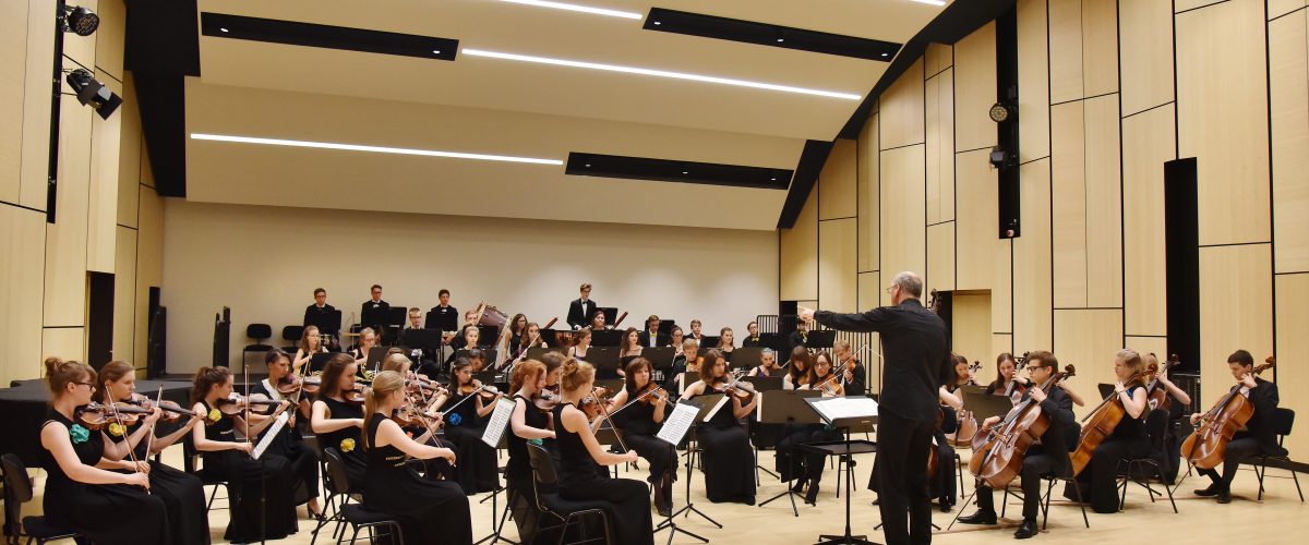 Filderstadt, Bernhausen, Karl-Schlecht-Musikschule, Konzertsaal im Filum, Sommerkonzert des Jugendsinfonieorchesters, Konzert, Jugend-Sinfonieorchester
Fotograf: Günter E. Bergmann
                Presse-, Werbe- und Eventfotografie
Aufnahmedatum: 23.07.2017